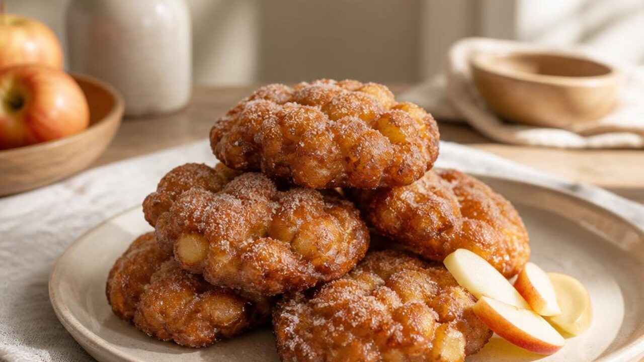Apple Cinnamon Breakfast Fritters
