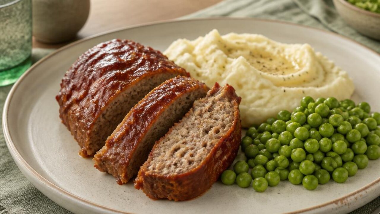 Baked Turkey Meatloaf with a Tangy Glaze
