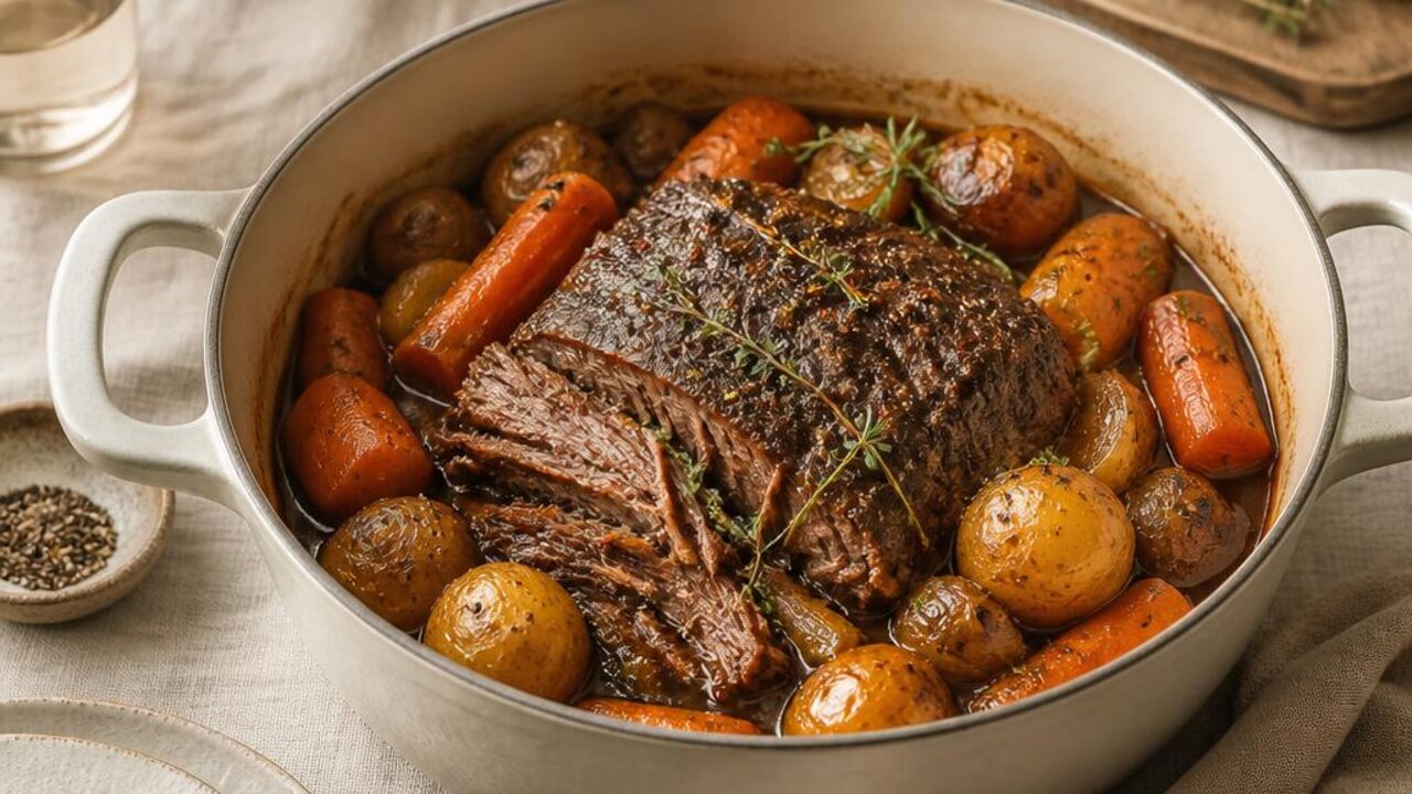 Beef Pot Roast with Carrots and Potatoes