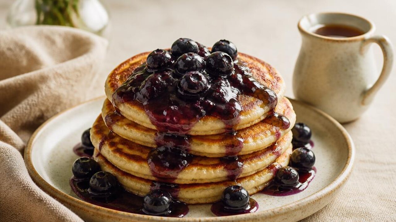 Fluffy Buttermilk Skillet Pancakes