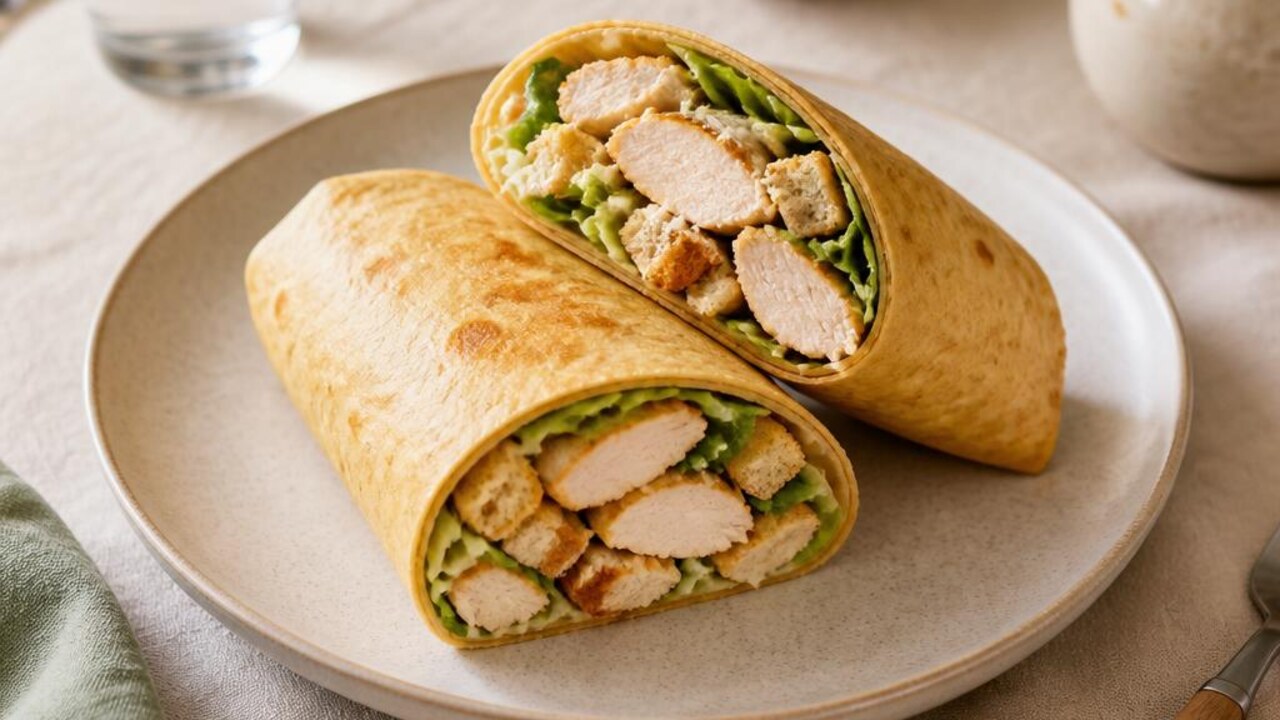 Chicken Caesar Crunch Wraps