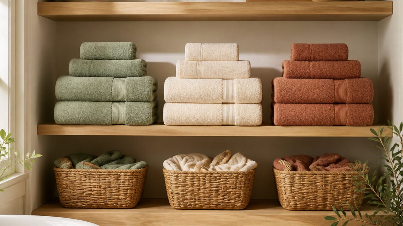 Give Shared-Bathroom Towels a Clear Home