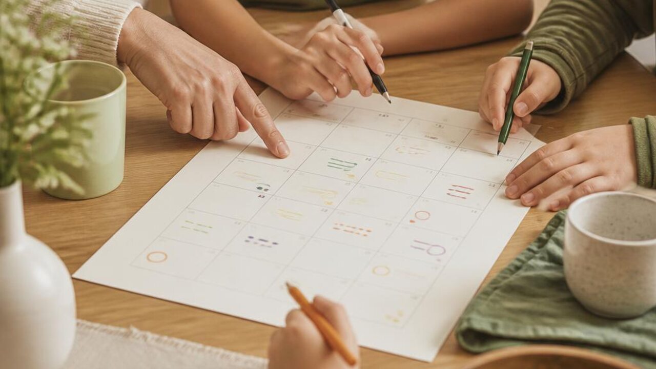 Build a Family Calendar for Extracurricular Seasons