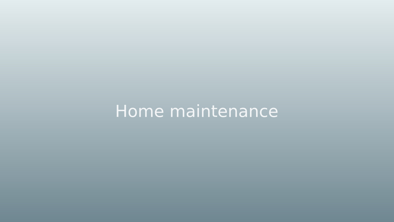 Create a Home Maintenance Calendar That Stays Manageable
