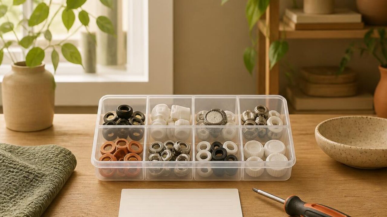 Keep Small Household Spare Parts Identifiable