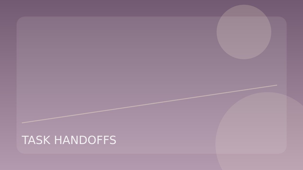 Make Household Task Handoffs Easier for Everyone