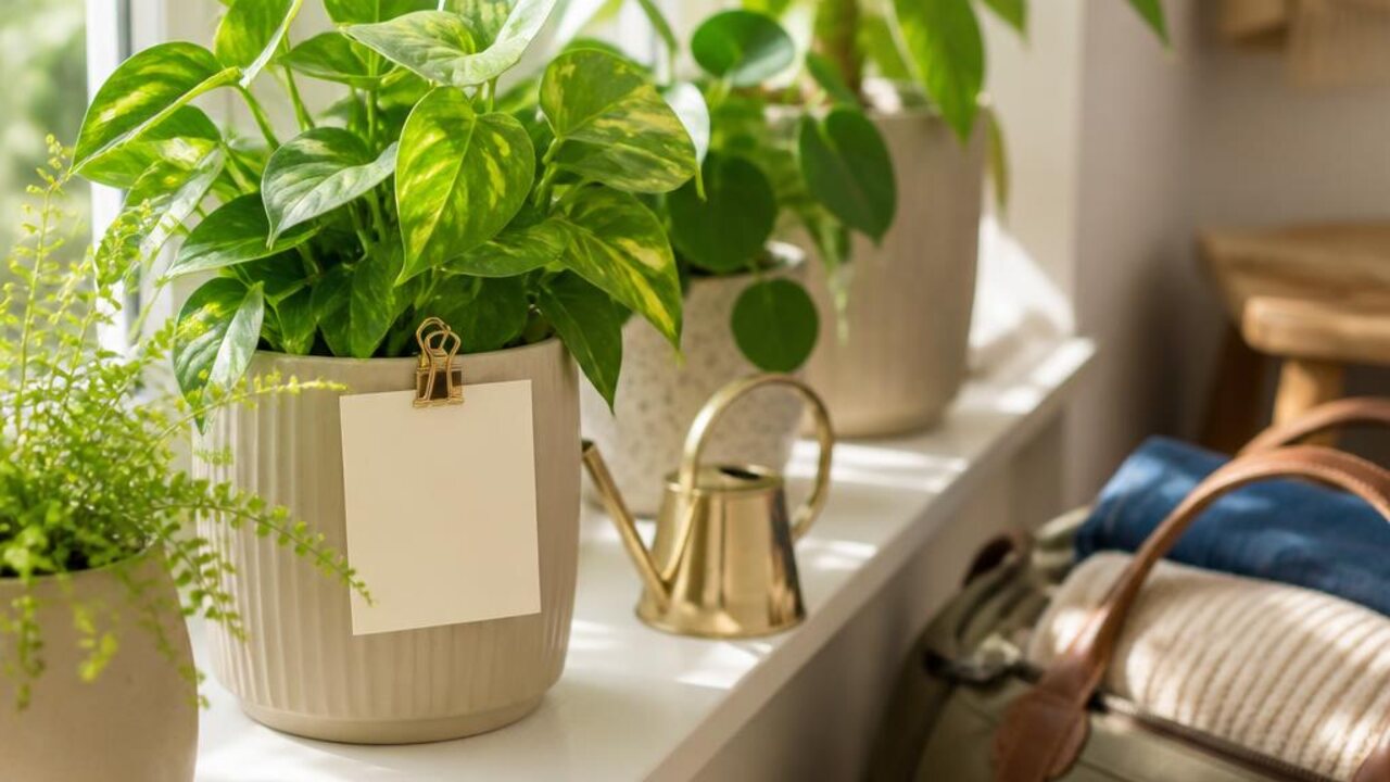 Leave a Clear Houseplant Handoff Before a Trip