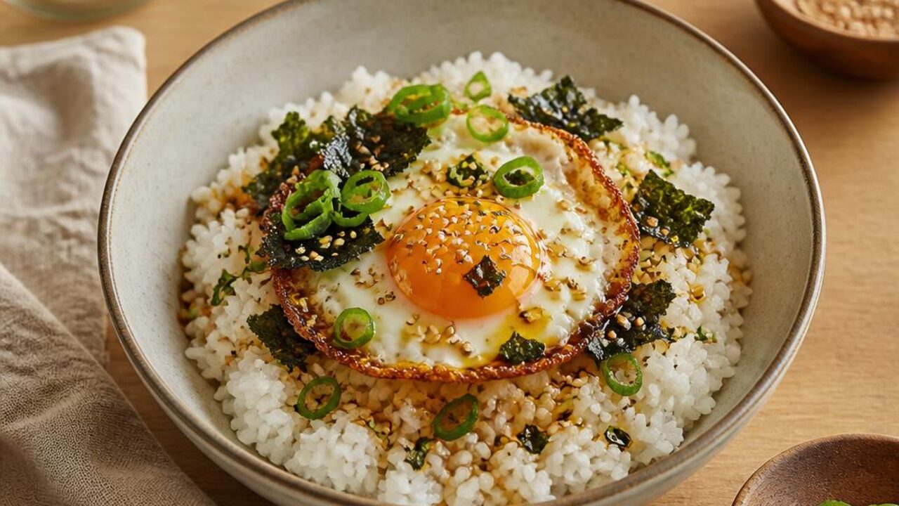 Korean-Style Gyeran Bap Breakfast Bowls