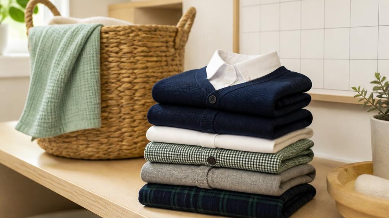 A Laundry Routine for School Uniforms
