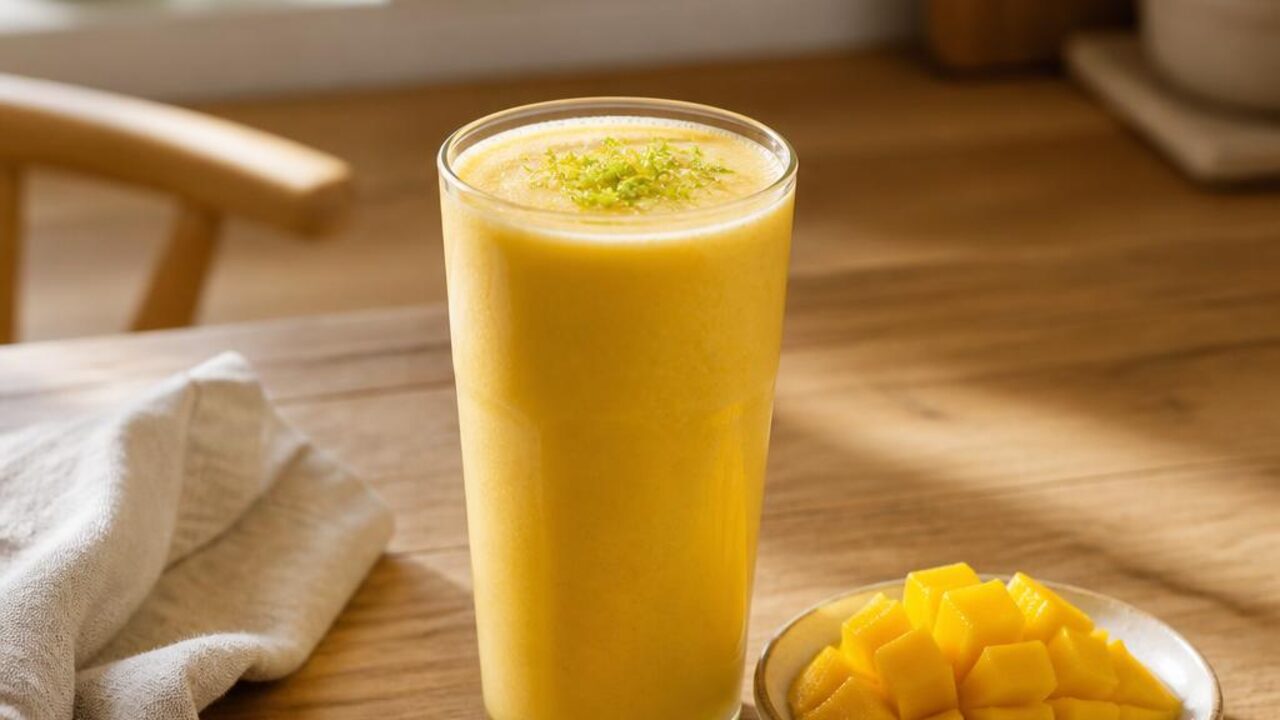 Mango Kefir Breakfast Smoothie