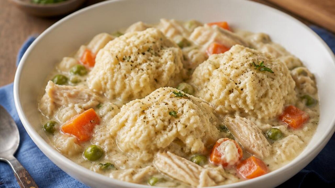 One-Pot Chicken and Biscuit Dumplings