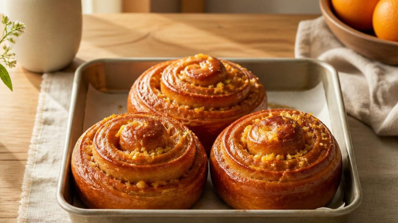 Orange Cardamom Morning Buns