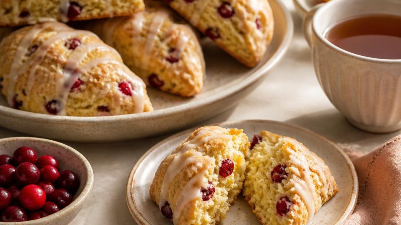 Orange Cranberry Breakfast Scones