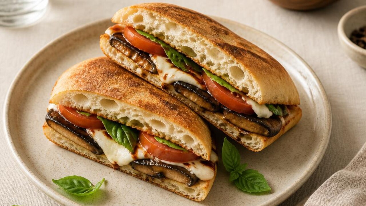 Portobello Caprese Panini