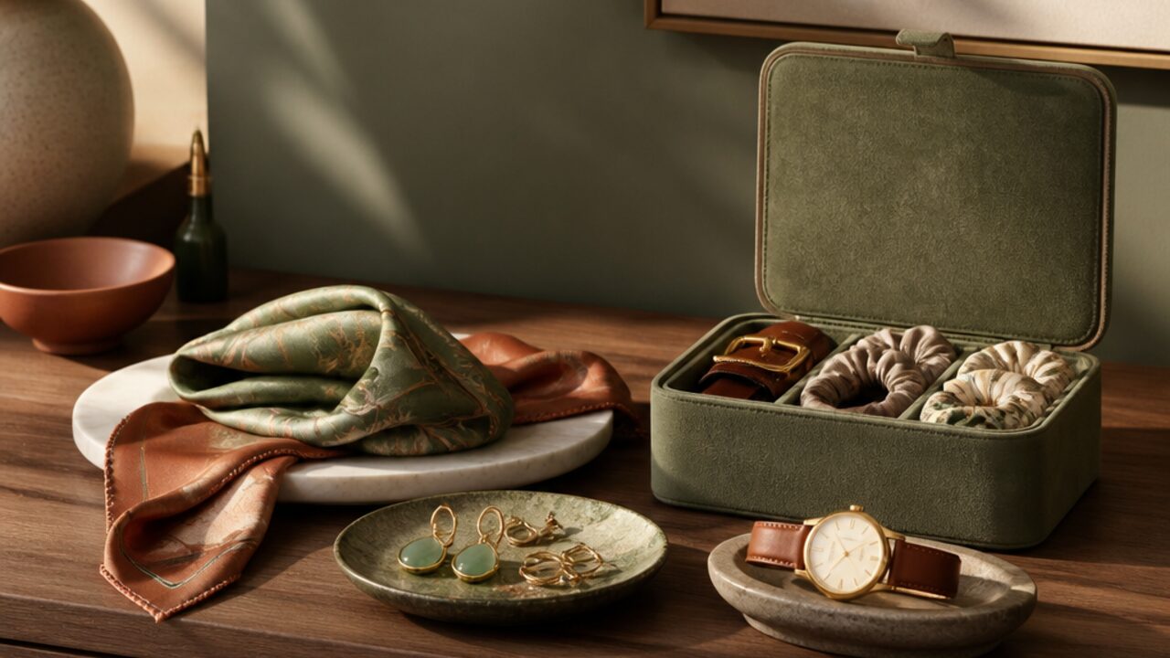 Rotate Personal Accessories Without Crowding a Dresser