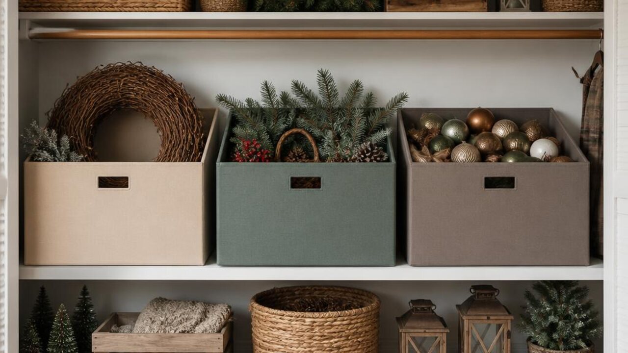 Store Seasonal Decorations So They Are Easy to Find