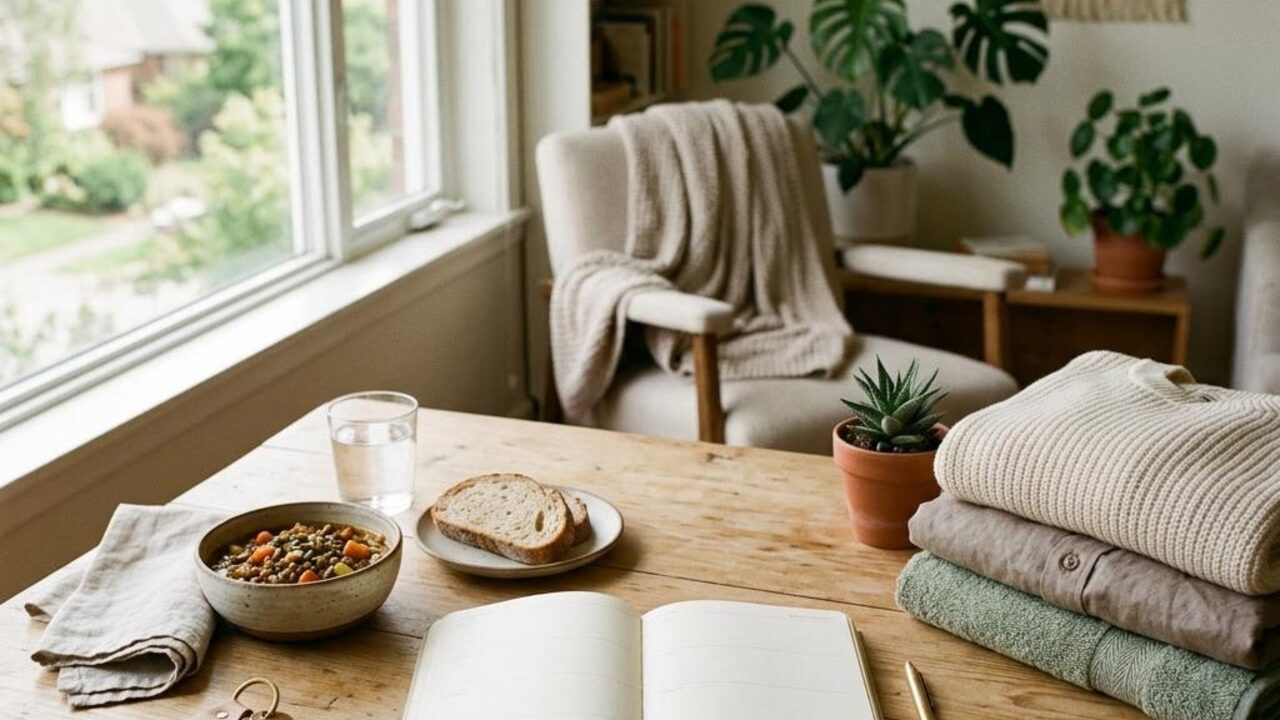 Solo Household Weekly Planning Without Over-Scheduling