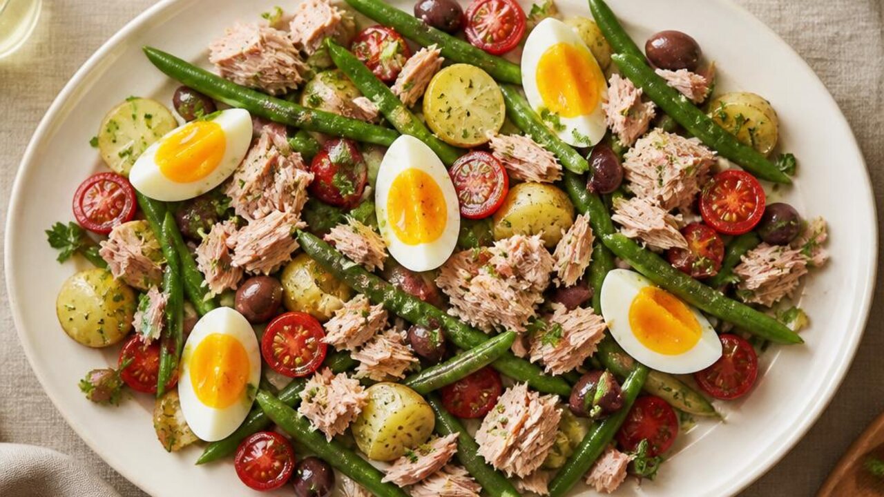 Tuna, Potato, and Green Bean Lunch Salad
