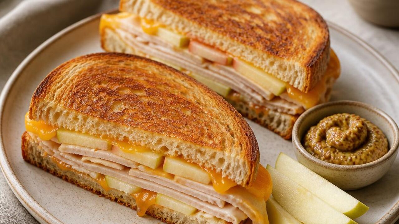 Turkey, Apple, and Cheddar Melts