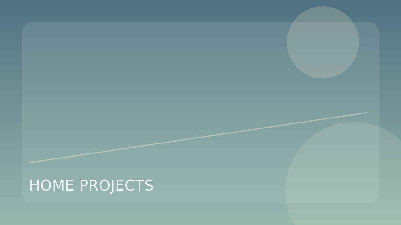 Turn a Vague Home Goal Into a Project You Can Move