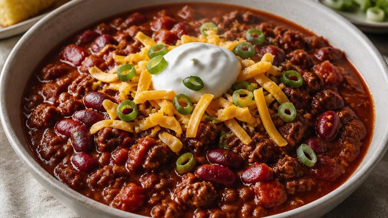Weeknight Beef and Bean Chili